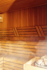 Interior,Of,Finnish,Sauna,,Classic,Wooden,Sauna,With,Hot,Steam.